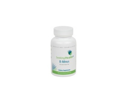 Seeking Health B Minus - B12 and Folate Free - 100 vegetarian caps. Australia